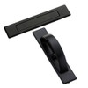 DayCount Pack of 2 Invisible Cabinet Drawer Handle Rotating Zinc