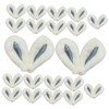 ABOOFAN 3sets Easter Bunny Ear Charm Soft Fabric Bunny Ears