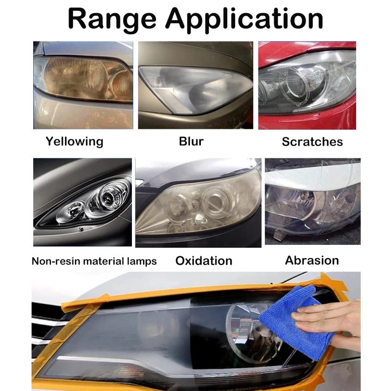 800g Auto Headlight Restoration Liquid, Car Headlight Scratch Restoring Fluid