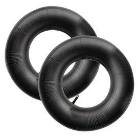 Gobesty 2Pcs Wheelbarrow Inner Tube 3.50-8 Heavy Duty Replacement Tire Inner Tube with TR-87 Bent Valve Stem for Hand Trucks, Lawn Mowers, Yard Trailers, Cart and Wheelbarrows