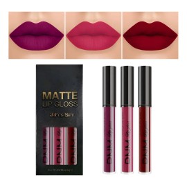 S Set De Labiales Labiales Mate Larga Duracion Pintalabio D