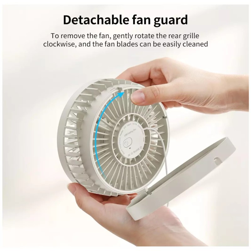 SMARTDEVIL USB Desk Fan, 2 Speeds Small Personal Desk Fan,