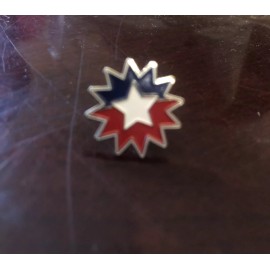 Juneteenth star lapel pin black Americana