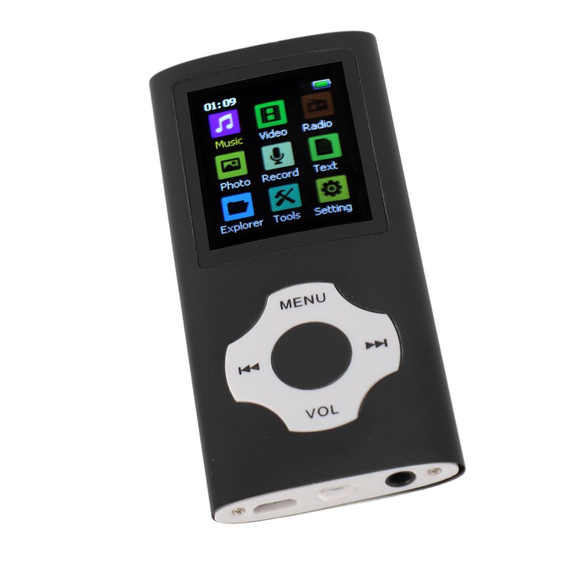 MP3 Player HiFi Lossless Rechargeable 1.8in TFT Screen Portable Music