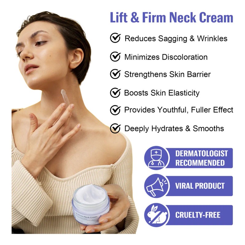 Crema Para Eliminar Arrugas Del Cuelloblanqueadora Piel 50ml