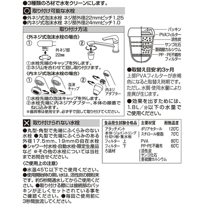 Clitac Aquatap i+ CQI-2106 Made in Japan