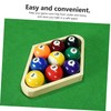 Mikinona 2pcs Billiard Ball Rack Solid Hardwood Pool Table Ball