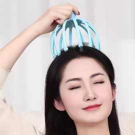 Scalp Massager Octopus Foot Unlimited Stress Relief Hair Stimulation random 3ea