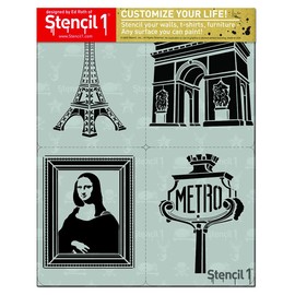 Paris 4-Pack Stencil Set