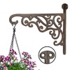 Dibor Hanging Basket Bracket Wall Mounted Garden Lantern Hook Cast