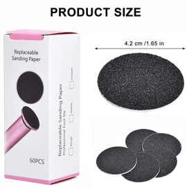 PUGTOW Schleifpapier-Pads für elektrische Fußfeile
