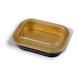 Cronos Contenedor De Aluminio Con Tapa Transparente (6 Pack) 16 Oz