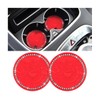 FALVFUN Bling Car Cup Holder Coaster, 2PCS 2.76" Crystal Rhinestone