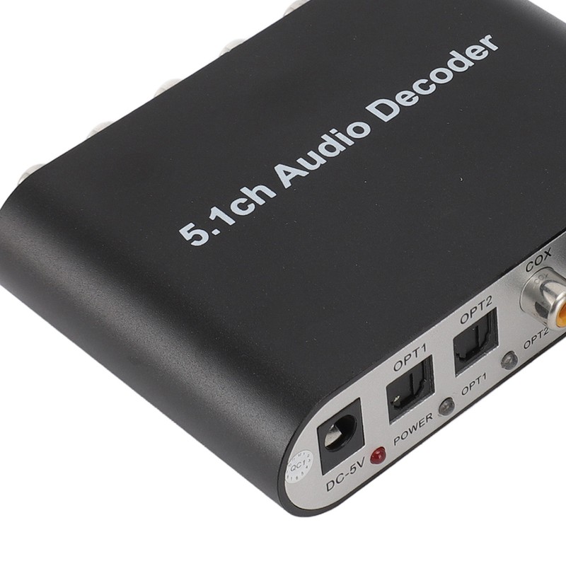 5.1 Channel Digital Sound Decoder Professional Bluetooth 5.0 Optical SPDIF