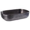 APS Aluminium bowl with hammered, gun-metal coloured surface for cold