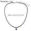 Atentuyi Evil Eye Pendant Necklace Bohemian Blue Eye Small Dot