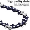 Seamaka 4PCS 4 Inch Mini Chainsaw Chain,4 Inch 1/4" Replacement