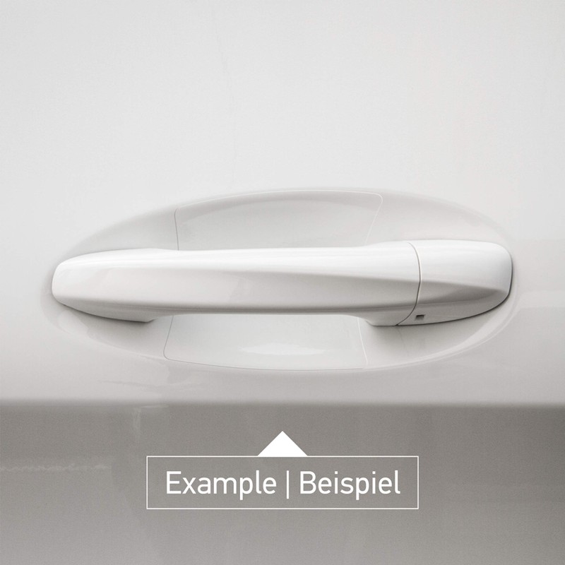 Luxshield Car Door Handle Protection Film for recessed grips for