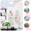 Fruit Pattern Kitchen Towels Set of 2, with Fixed Clips