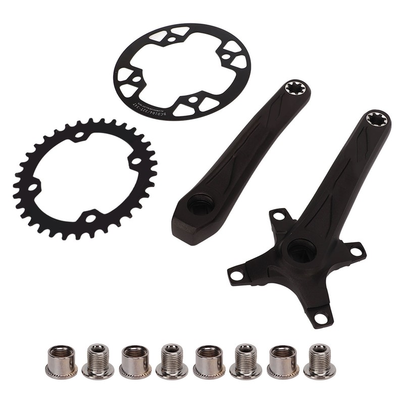 Bike Crankset Mountain Bike Crank Arm Set with 34T Positive