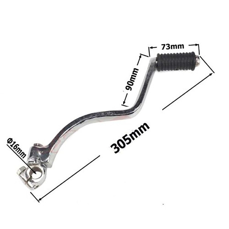 TDR 16mm Kick Start Lever 305mm for 125cc 150cc 200cc