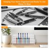 96-Slots Pen Display Stand,2-Tier Acrylic Pen Holder for Craft Shows,12mm
