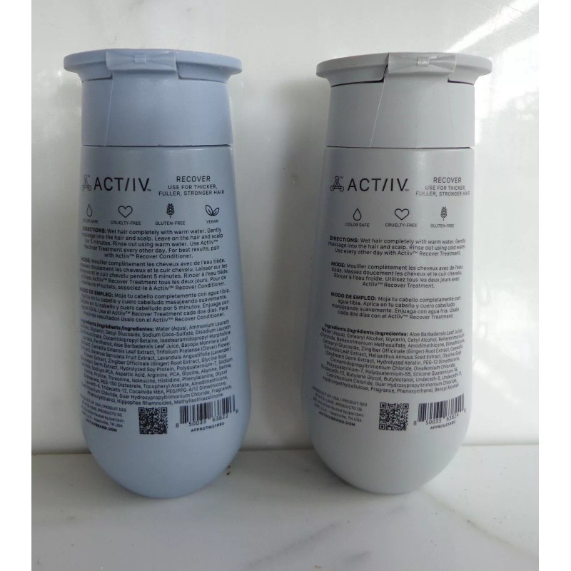 ACTiiV Recover Thickening Cleansing Treatment Men 6oz- Conditioner 7oz DUO