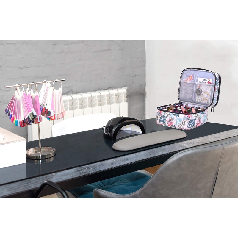 ZFZGFRCS Nail Polish Organizer- Holds 30 Bottles Nail Supply Organizers