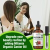 Milania Castor Oil (2oz) Organic, Extra Strength, Serum for Eyelashes,