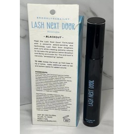 LASH NEXT DOOR Brooklyn & Bailey Mascara BLACKOUT FULL SIZE NIB