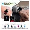 Smartwatch Hombre Mujer Llamada Bluetooth Smart Watch Notificación de Mensajes