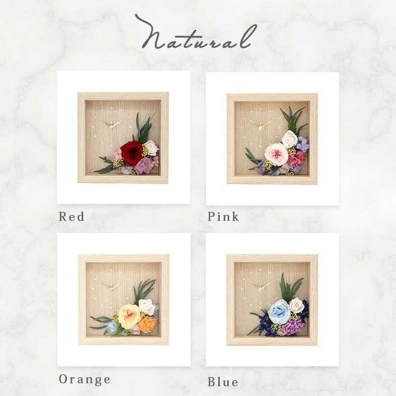 [Mahalo -] Preserved Flower Clock Clock Hawaii Miscellaneous Goods Hawaiian