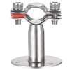 sourcing map Wall Mount Ceiling Mount Pipe Support, 304 Stainless