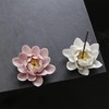 Lanito Incense Burner, Lotus Incense Plate, Stylish, Ceramic Buddhist Altar