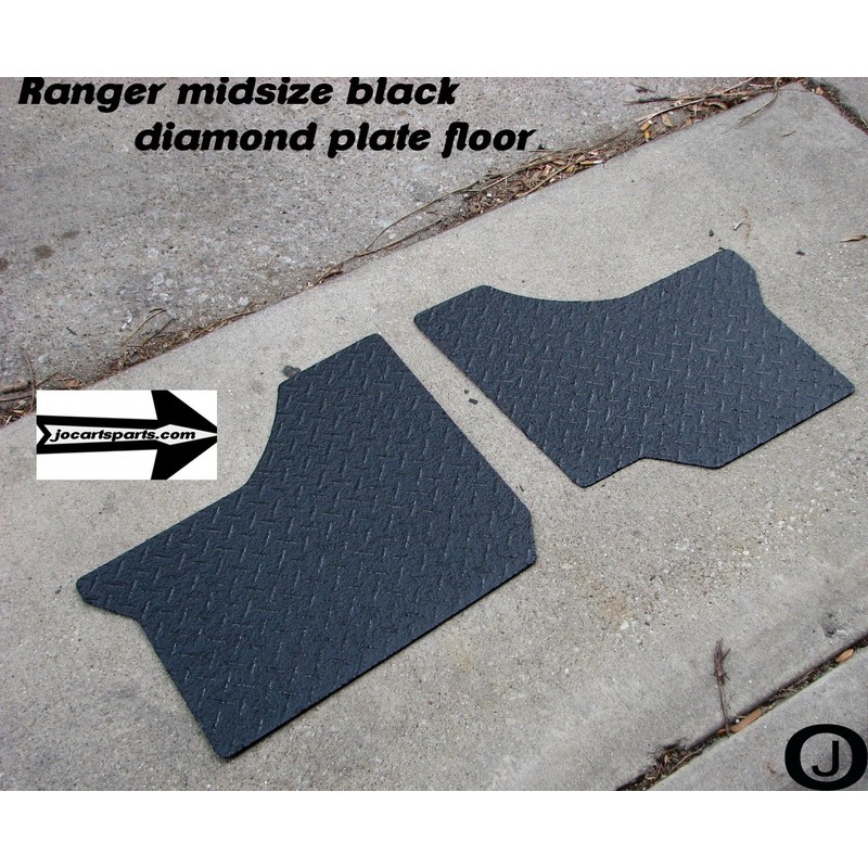 Polaris Ranger Black Mid-Size 400-500-800 Diamond Plate Floor Boards