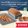Bakken 8-Piece Stackable Bakeware Set – Ceramic Non-Stick, Oven-Safe Baking