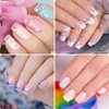 Nail Capsules 500 Pieces Acrylic False Nails Clear American Nails
