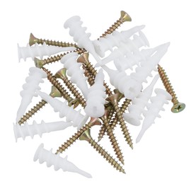 Plasterboard Nylon Fixings Cavity Wall Speed Anchor Plugs and Screws 33mm 30pc