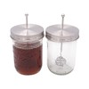 Stainless Steel Honey Dipper by Mason Jar Lifestyle (Wide Mouth)