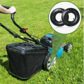 BNGXR Hose for wheelbarrow, 2 pieces 4.80/4.00-8 replacement hose, for pneumatic wheels with strong load capacity, for wheelbarrows, mowers, hand trolleys, lawn tractors, agricultural trolleys