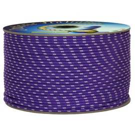 Corderie Italiane 006038757 Cordino Colorato Hobby Fantasy, Viola, 2 mm, 50 mt