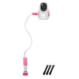 SHUNSRSW Baby Monitor Holder, Baby Camera Mount, Baby Monitor Holder, Baby Monitor Holder, Compatible with Most Baby Monitor Cameras (Pink)