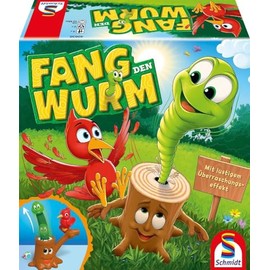 Schmidt Spiele 40638 Catch the Worm, Children's Game, 3D Action Game