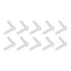 Pack of 10 Plastic Elbow Hose Nipples 90 Degree Angle