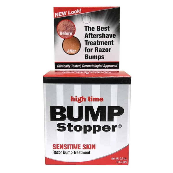 High Time Bump Stopper, Sensitive Skin Razor Bump Treatment 0.5 Oz