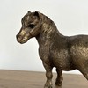 LEONARDO Shetland Pony horse figurine aged bronze effect, Bronzed Reflections