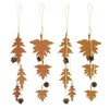 Metal Hanger "Autumn Leaves" Set of 4
