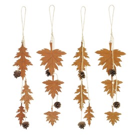 Metal Hanger "Autumn Leaves" Set of 4