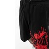 Tapout Men's Shorts, black / red