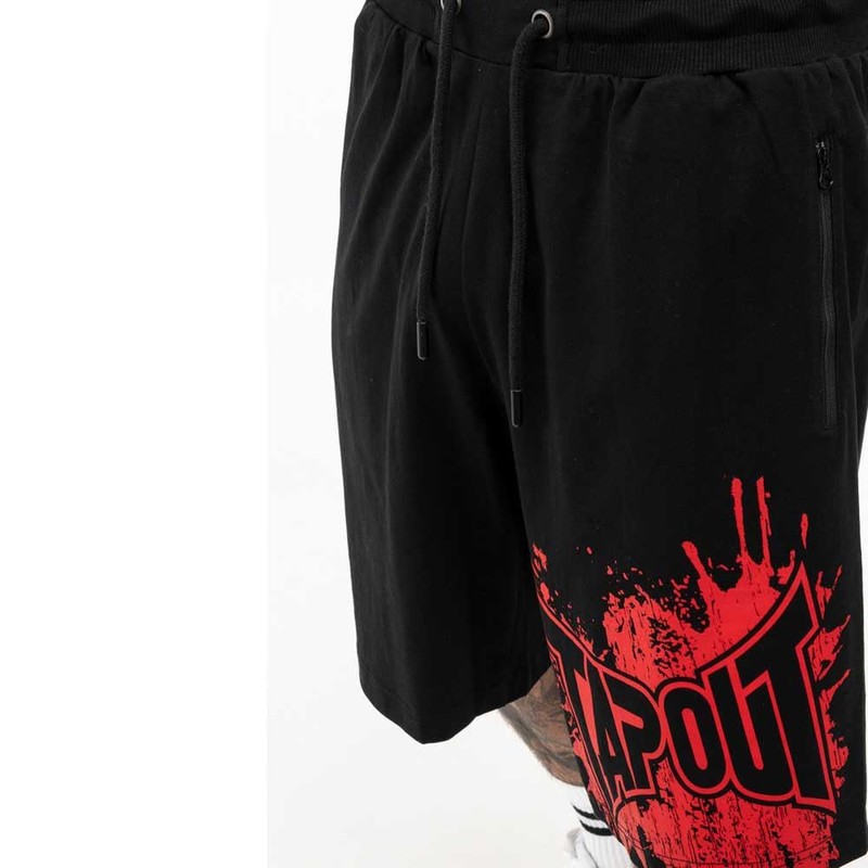 Tapout Men's Shorts, black / red
